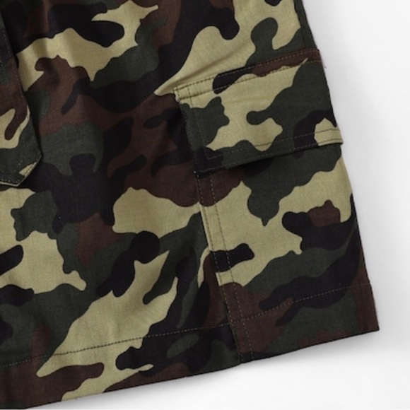 💥 Tie Waist Camo Print Skirt - Picture 3 of 4
